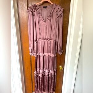 Current Air maxi dress with long sleeves size XS